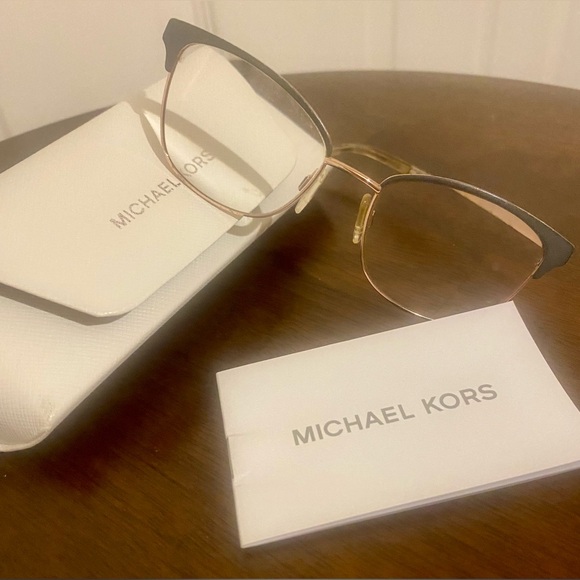 Michael Kors MK 3012 Adrianna IV Women's Eyeglasses Glasses. Gold & Grey - Picture 11 of 12